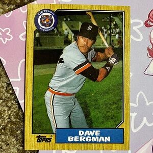 Topps Dave Bergman Baseball Card